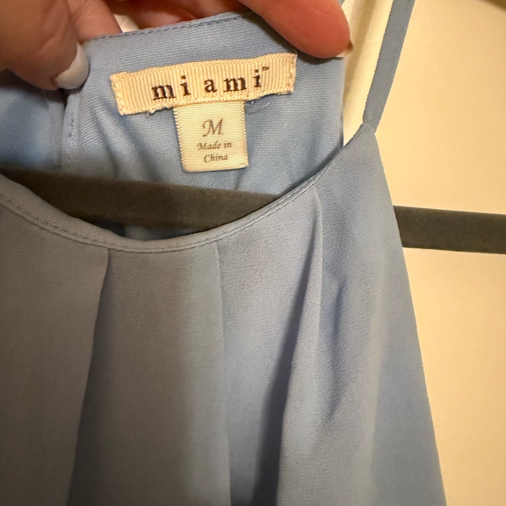 Miami Light Blue Women's Top - Picture 4 of 5